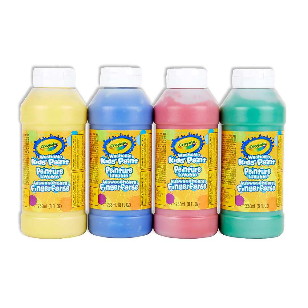 Crayola Washable Paint 4-Pack - Image 1